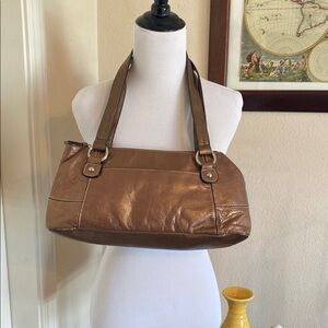 Brown Leather Shoulder Bag